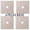 4 pecas Bege